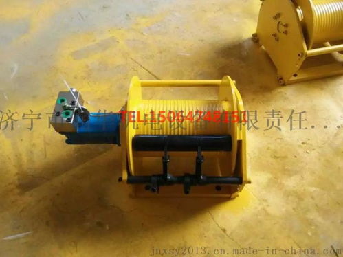 濟寧潤華供應吊車專用柱塞馬達12噸液壓卷揚機 卓越拉力，助力高效機械設備作業